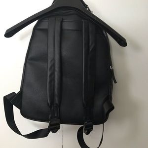 Guess Leather Backpack Heavy Weight Clips